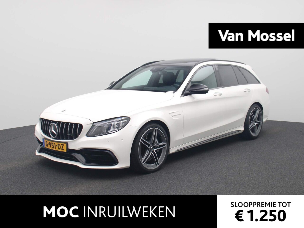 Mercedes-Benz C-klasse Estate - AMG 63 Premium Plus Pack | Lederen Bekleding | Panoramadak | Head-up Display | Burmester A - AutoWereld.nl