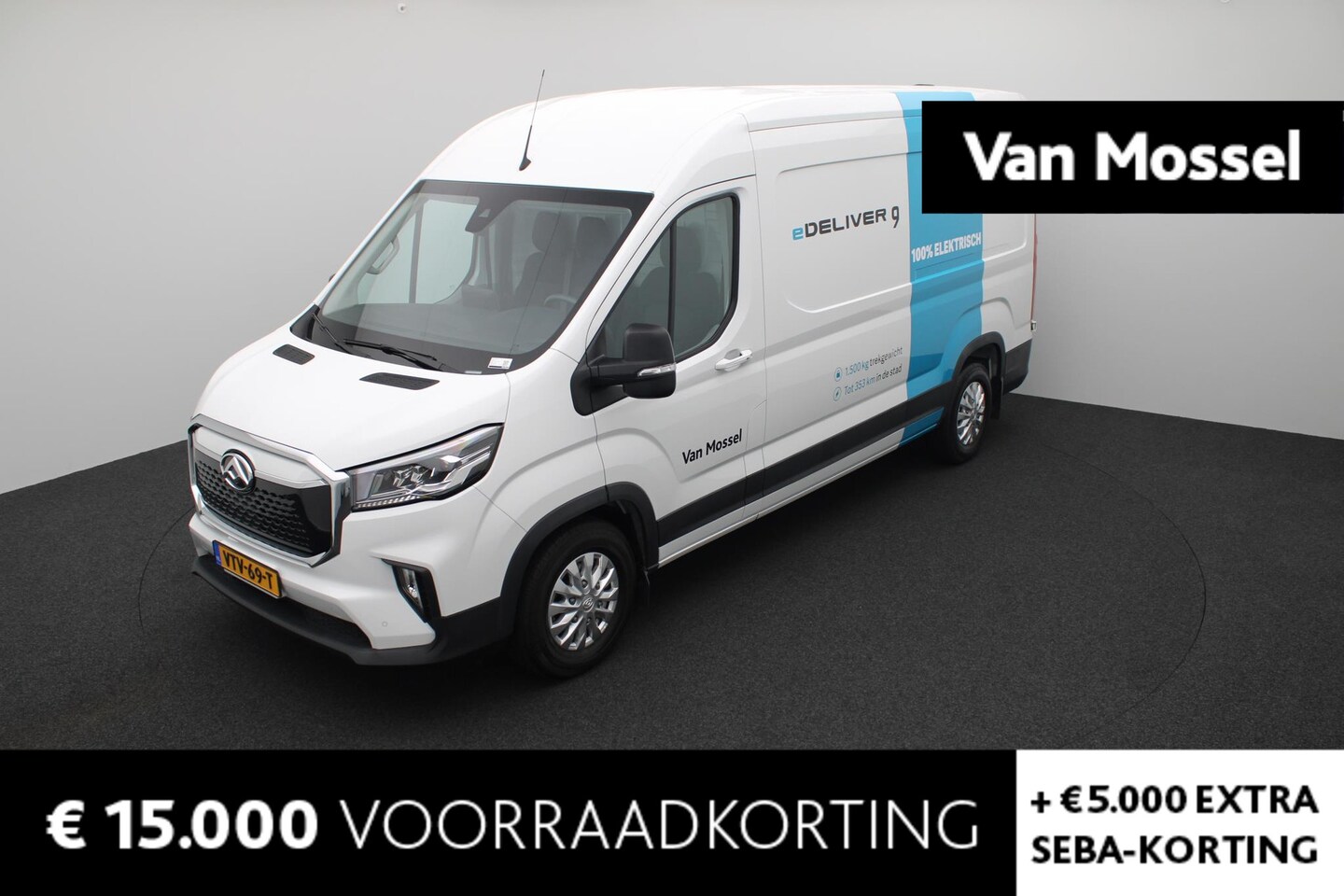 Maxus eDeliver 9 - L3H2 Business 89 kWh Business DEAL | 398 KM WLTP Stad | B-Rijbewijs! | Sidebars | Vloer/Wa - AutoWereld.nl