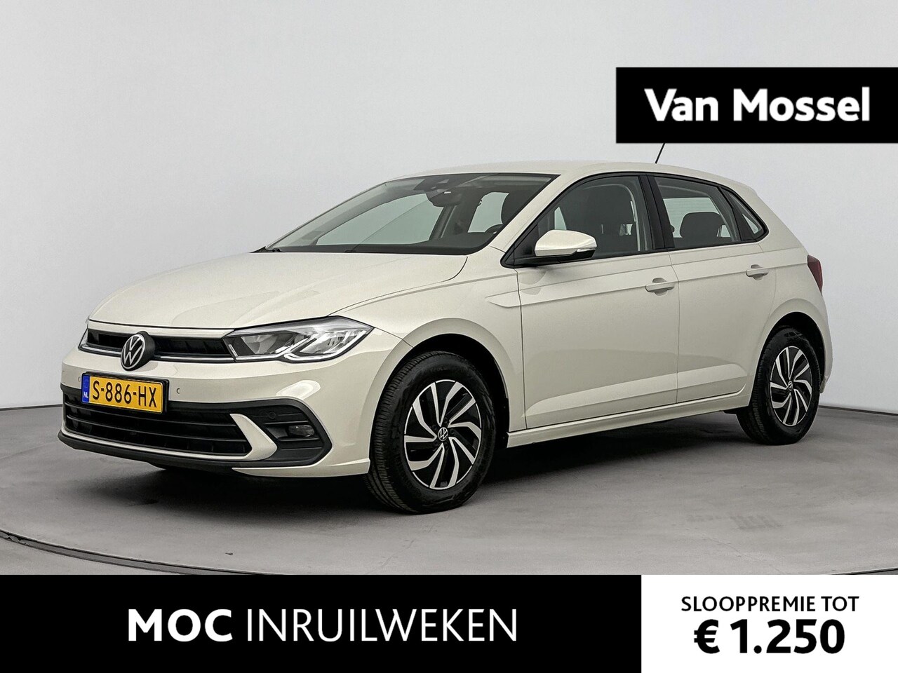 Volkswagen Polo - 1.0 TSI Life | Airco | Parkeersensoren | Cruise Control | LMV | - AutoWereld.nl