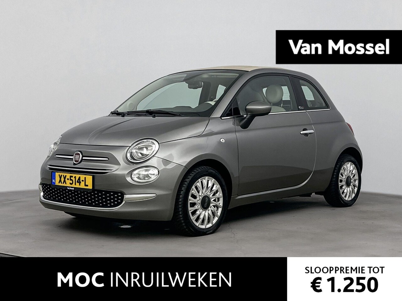 Fiat 500 C - 0.9 TwinAir Turbo Lounge 80 PK | Navigatie | Cruise Control | Xenon koplampen | Lichtmetal - AutoWereld.nl