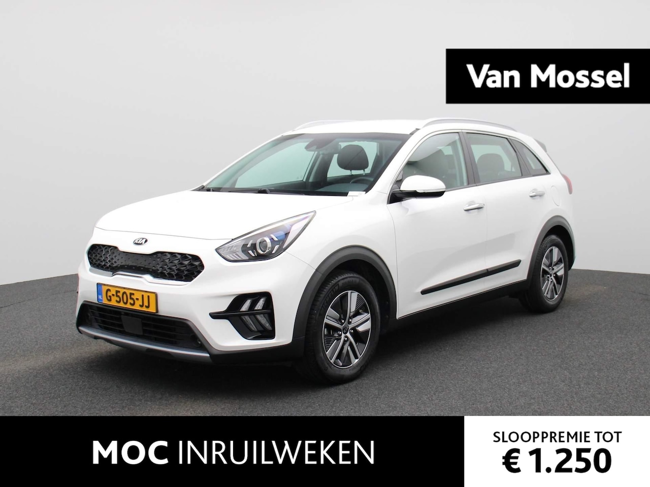 Kia Niro - 1.6 GDi Hybrid DynamicLine | FACELIFT | NAVIGATIE | ACHTERUITRIJCAMERA | HALF-LEDER | CLIM - AutoWereld.nl