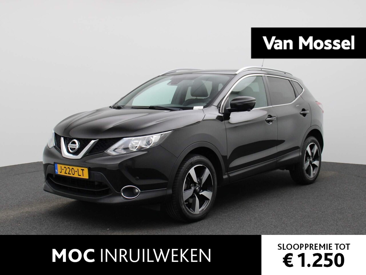 Nissan Qashqai - 1.6 Tekna | PANORAMADAK | HALF-LEDER | NAVIGATIE | ELEKTRISCHE BESTUURDERSSTOEL | 360-CAME - AutoWereld.nl