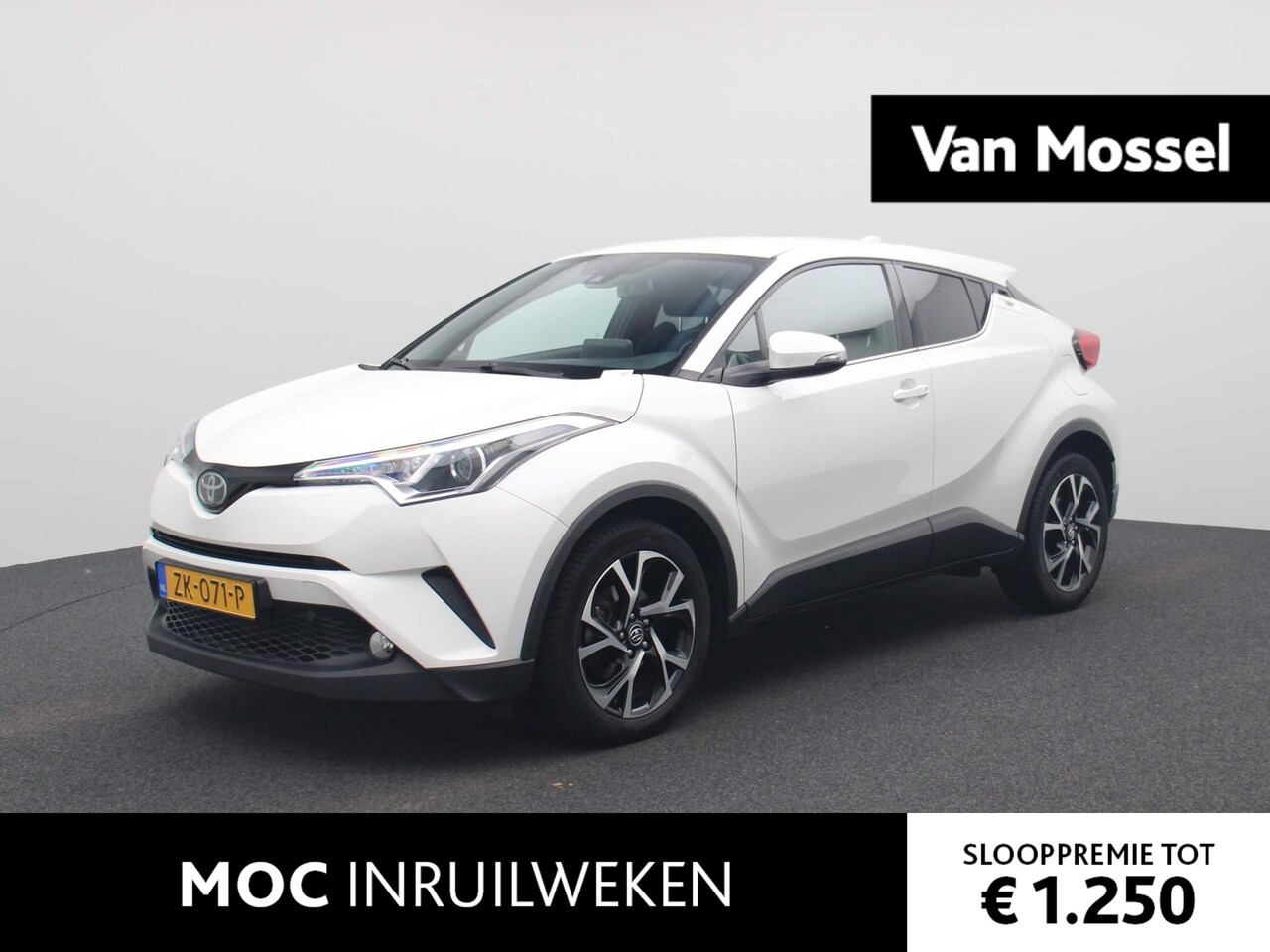 Toyota C-HR - 1.2 Dynamic | AUTOMAAT | 1100 KG TREKGEWICHT | NAVIGATIE | ACHTERUITRIJCAMERA | STOELVERWA - AutoWereld.nl