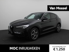 Alfa Romeo Stelvio - 2.0 T AWD Sprint | NAVIGATIE | ACHTERUITRIJCAMERA | HALF-LEDER | PARKEERSENSOREN V+A | ELE