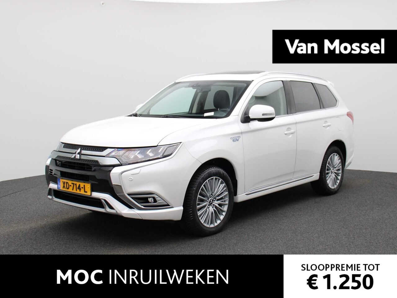 Mitsubishi Outlander - 2.4 PHEV Intense+ | SCHUIFDAK | ROCKFORD FOSGATE AUDIO | NAVIGATIE | HALF- LEDER | STOELVE - AutoWereld.nl