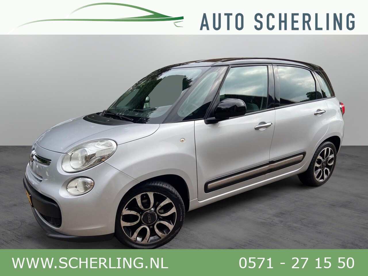 Fiat 500 L - 0.9 TwinAir Turbo 105pk Cruise, PDC, Trekhaak, 17” LMV, Two Tone - AutoWereld.nl