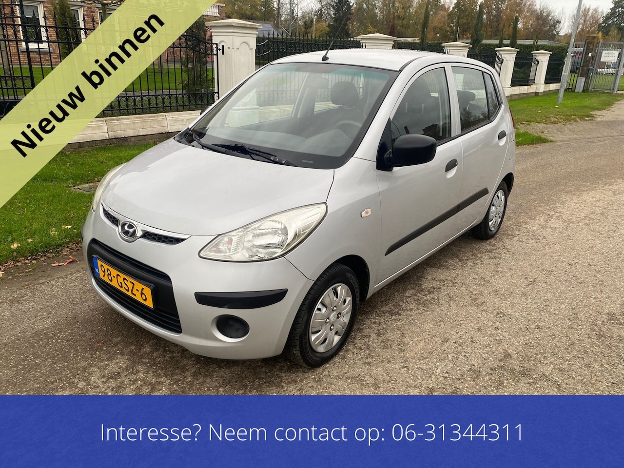 Hyundai i10 - 1.1 Active Zeer nette Auto Nieuwe Apk - AutoWereld.nl