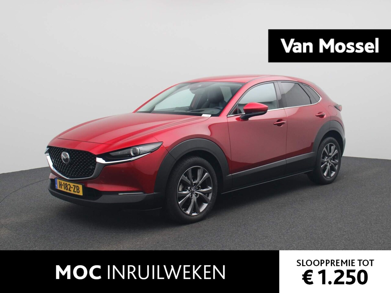 Mazda CX-30 - 2.0 e-SkyActiv-X M Hybrid Luxury | AUTOMAAT | NAVIGATIE | HEAD UP DISPLAY | ACHTERUITRIJCA - AutoWereld.nl