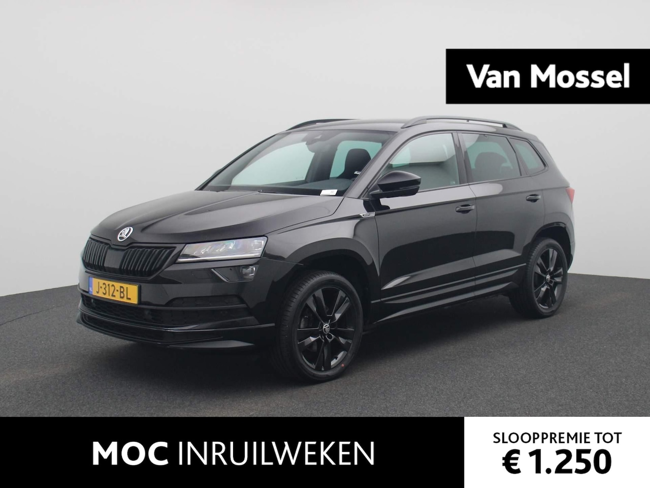 Skoda Karoq - 1.5 TSI ACT Sportline Business | NAVIGATIE | | ACHTERUITRIJCAMERA | LED | ELEKTRISCHE ACHT - AutoWereld.nl