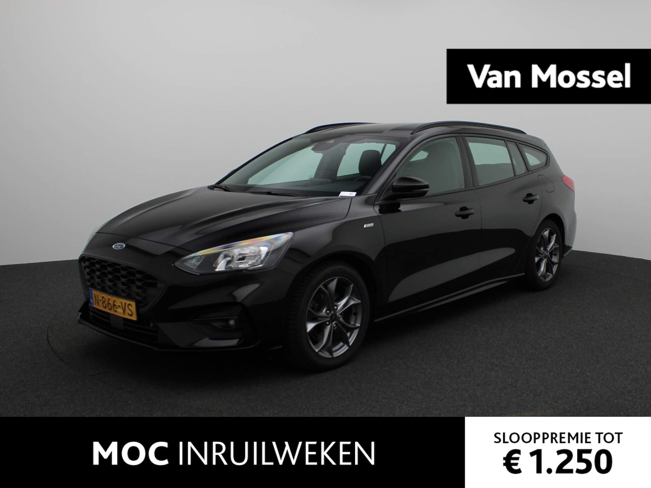 Ford Focus Wagon - 1.0 EcoBoost Hybrid ST Line Business | Navigatie | Climate Control | Camera | Parkeersenso - AutoWereld.nl