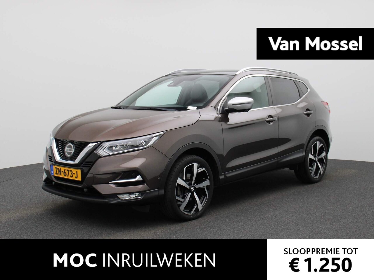 Nissan Qashqai - 1.2 Tekna + | Leder | Navigatie | ECC | Camera | Panodak | LED | LMV - AutoWereld.nl