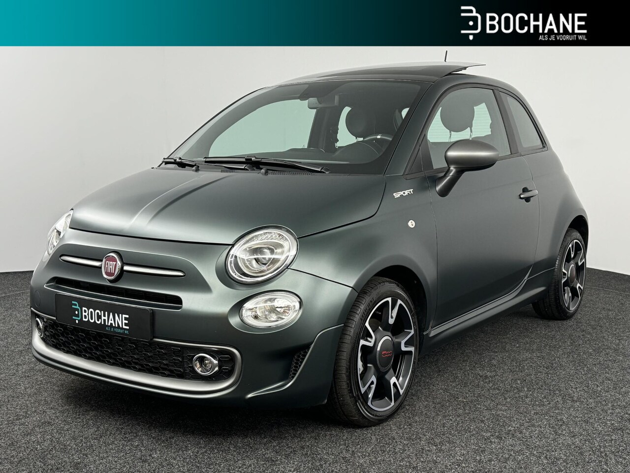 Fiat 500 - 1.0 Hybrid Sport | Panoramadak | Cruise control | Climate control | Apple Carplay/Android - AutoWereld.nl