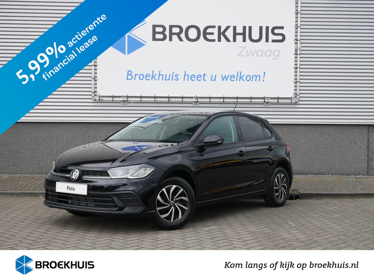 Volkswagen Polo - 1.0 TSI 95 5MT Life Edition | 'App-Connect' smartphone integratie | Airconditioning automa - AutoWereld.nl