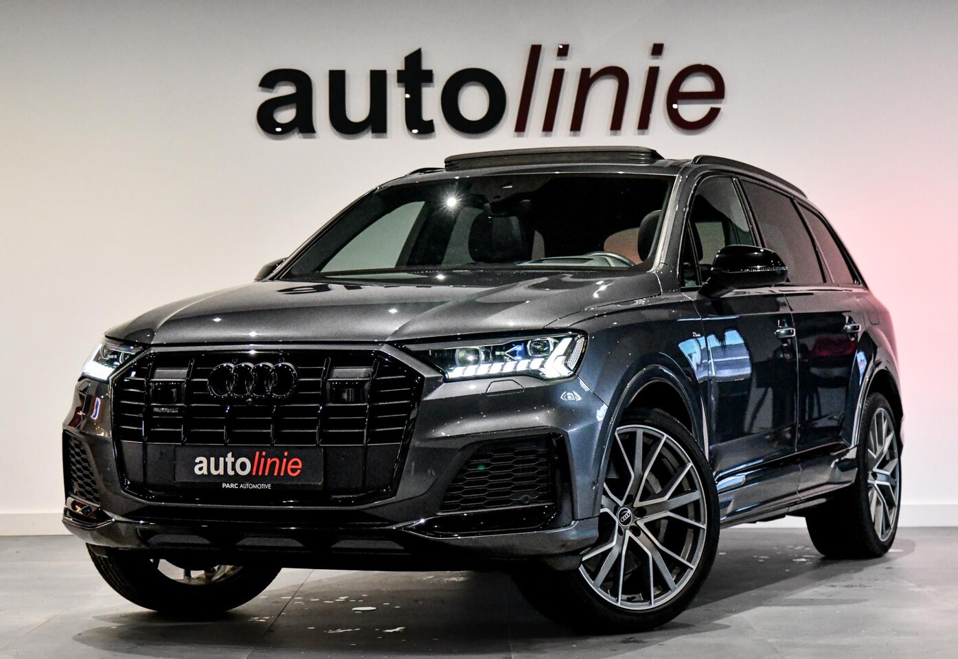 Audi Q7 - 55 TFSI e quattro S-Line. BTW, Pano, Laser, HUD, 360 3D, ACC, Sfeer, Dodeh, Memory, 22", C - AutoWereld.nl