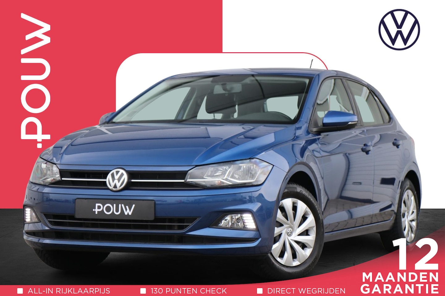 Volkswagen Polo - 1.0 TSI 95pk Comfortline | App Connect Navigatie | Trekhaak | Airco - AutoWereld.nl