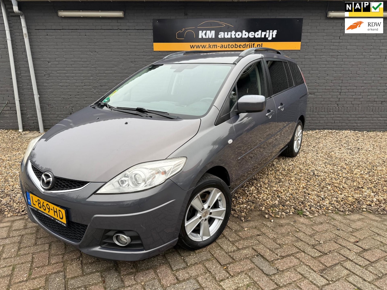 Mazda 5 - 1.8 S 7Persoons*PDC*Stoelverwarming*Clima*Cruise* - AutoWereld.nl