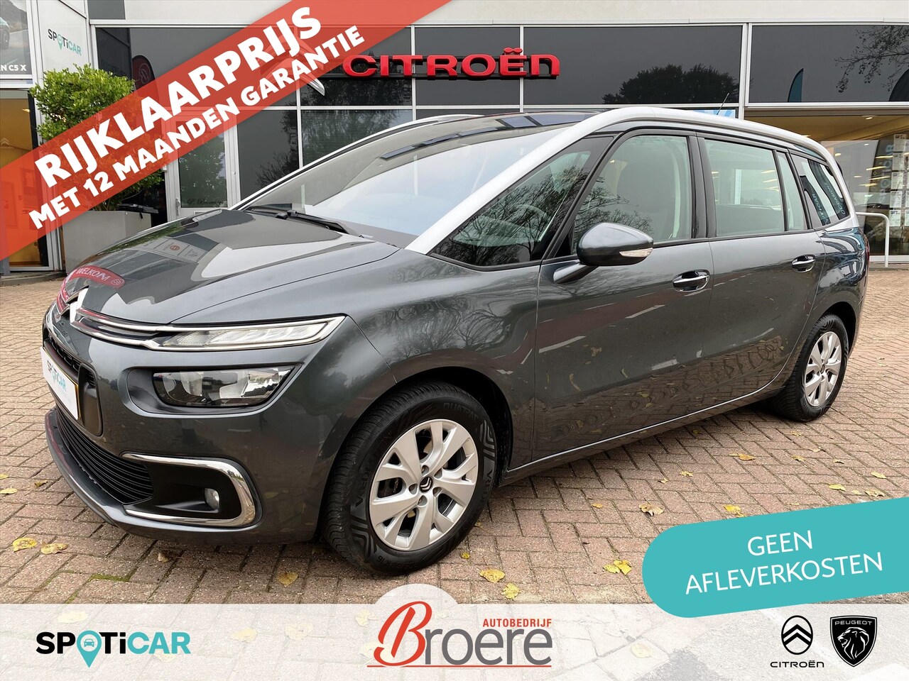 Citroën Grand C4 Picasso - 1.2 Turbo 130pk Business | parkeersensoren, android auto, apple carplay, navigatie, 16 inc - AutoWereld.nl