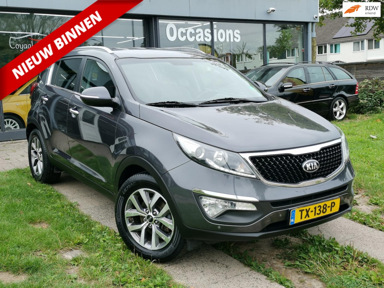 Kia Sportage - 1.6 GDI X-treme DynamicLine |NAVI|AIRCO|CRUISE|PDC|STOEL.VERW|LEDER|APK. - AutoWereld.nl