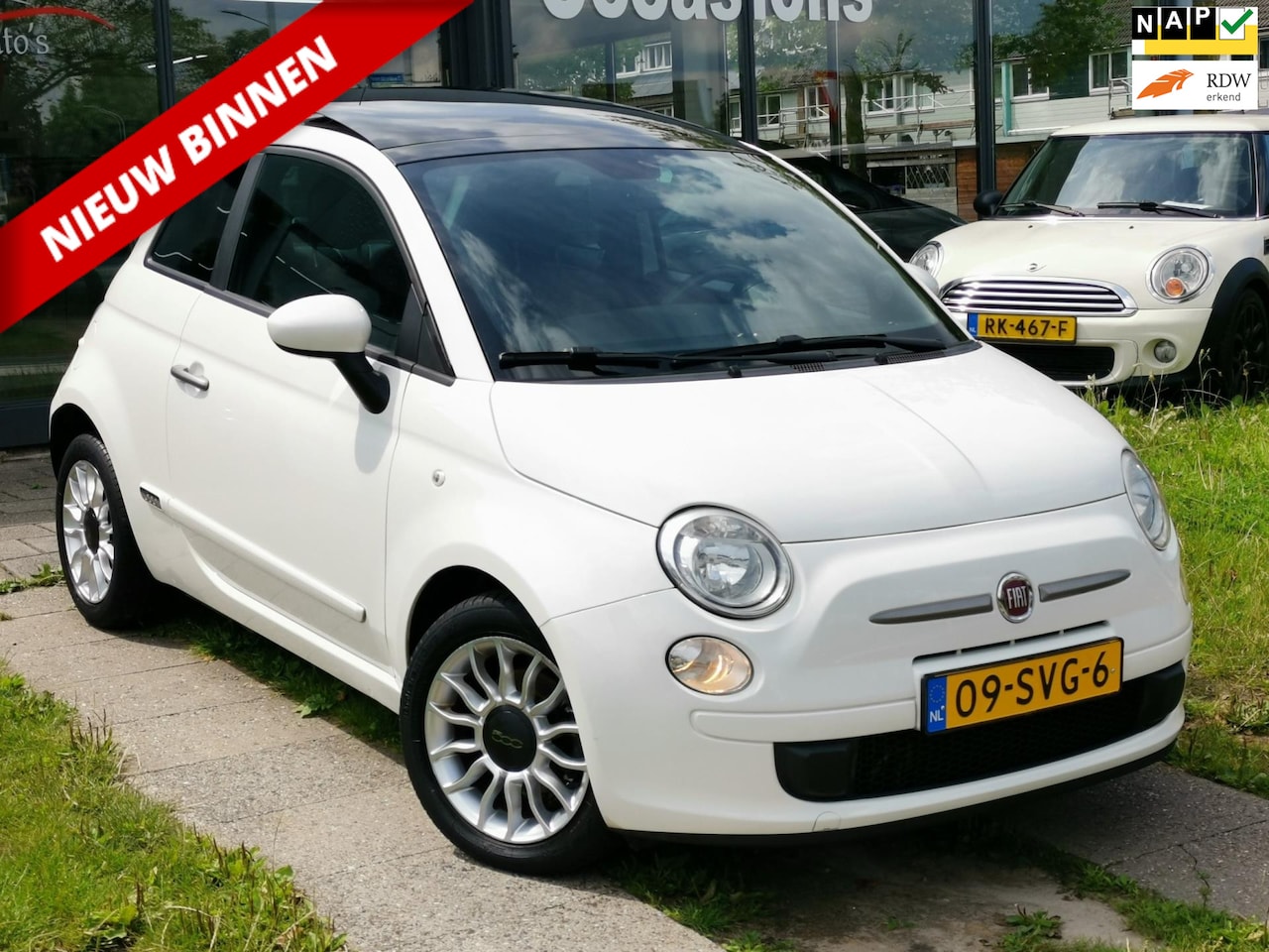 Fiat 500 - 0.9 TwinAir Lounge |PANO|AIRCO|ELEK.RAMEN|NAP|APK. - AutoWereld.nl