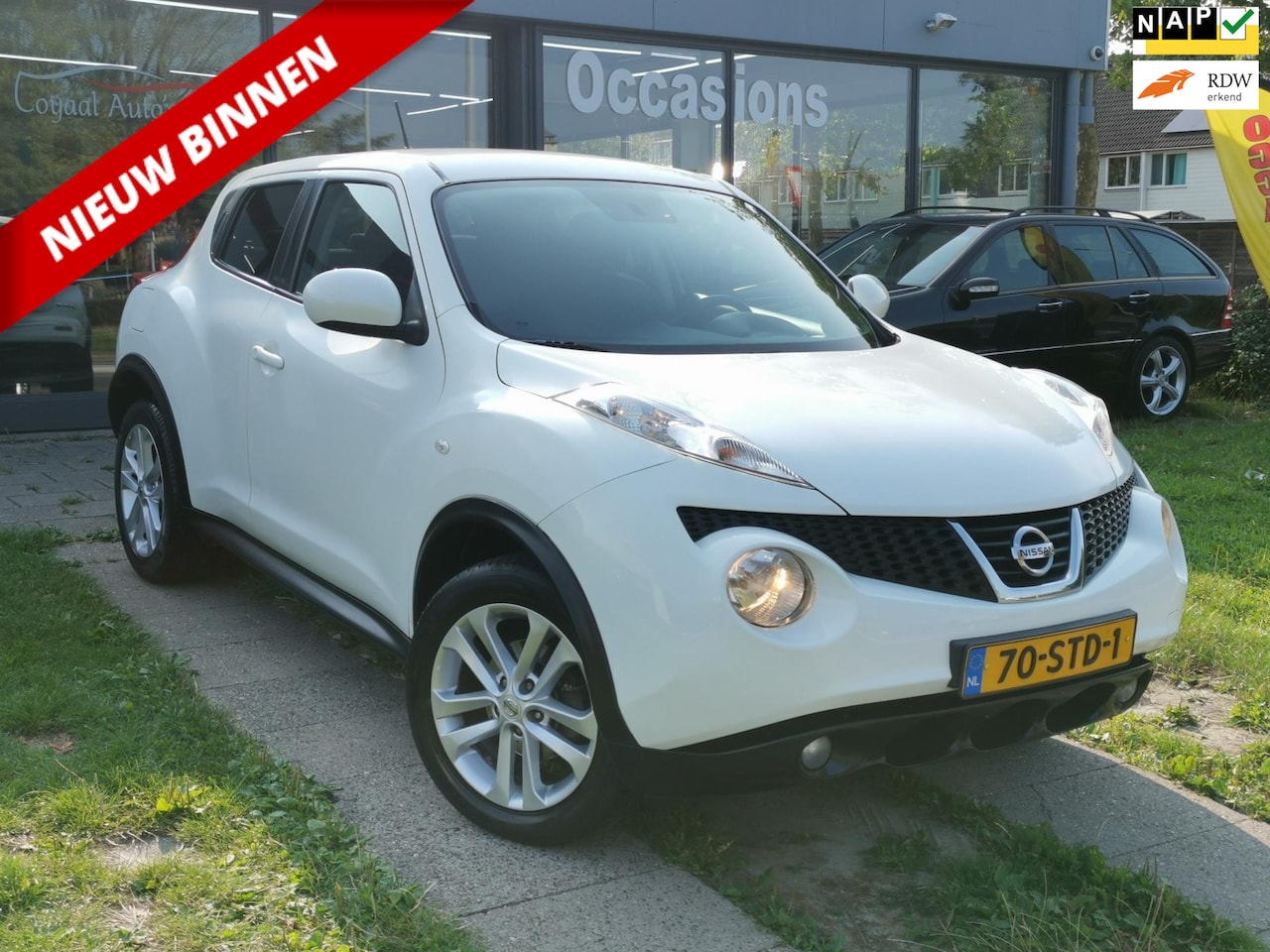 Nissan Juke - 1.6 Acenta Eco |NAVI|AIRCO|CRUISE|ELEK.RAMEN|NAP|APK. - AutoWereld.nl