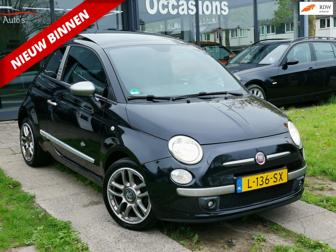 Fiat 500 - 1.2 Lounge |PANO|AIRCO|PDC|ELEK.RAMEN|APK. - AutoWereld.nl