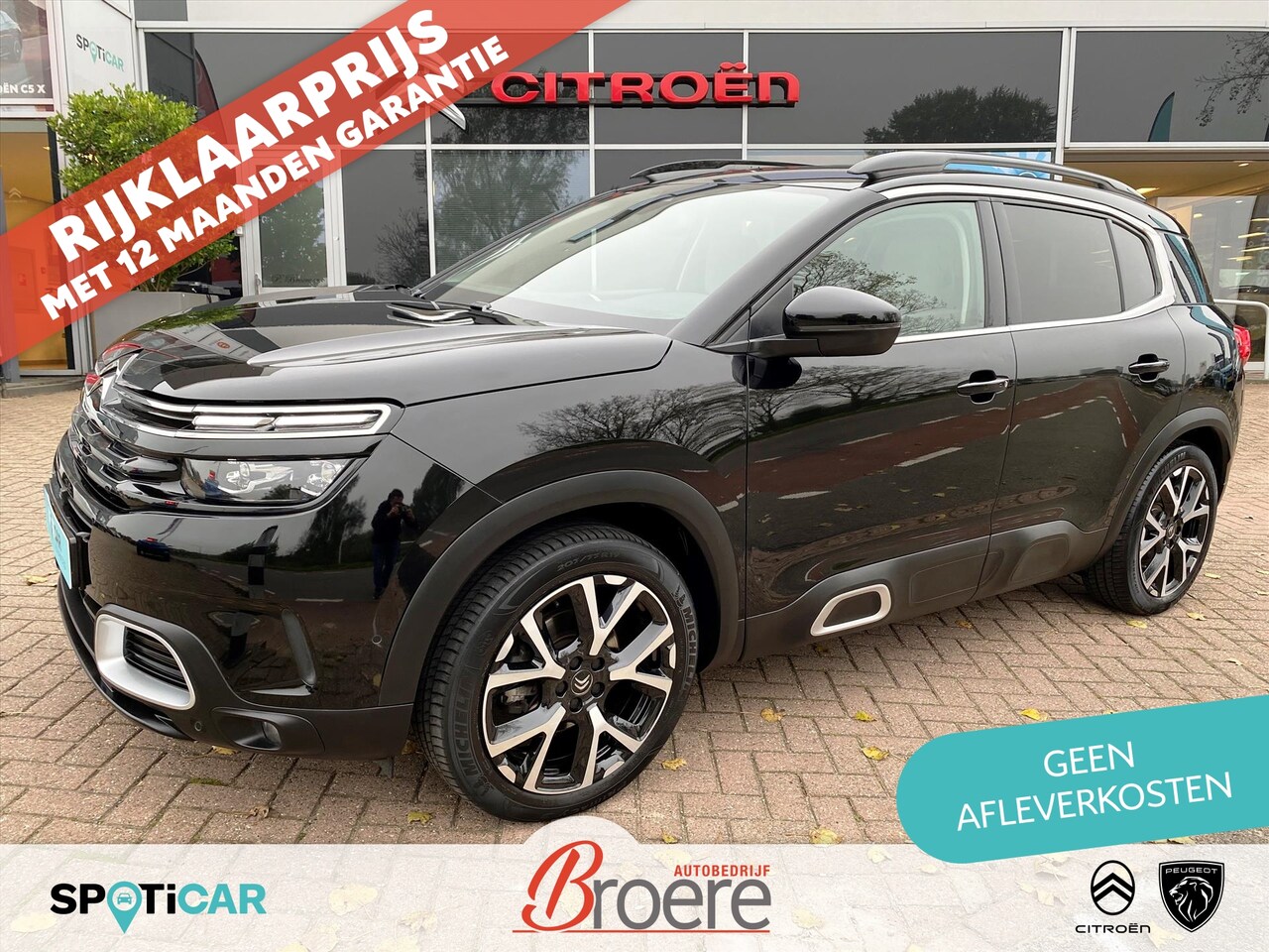 Citroën C5 Aircross - 1.2 130pk EAT8 Automaat Shine Business Plus | 1.2 130pk EAT8 Automaat | afn. trekhaak, ele - AutoWereld.nl