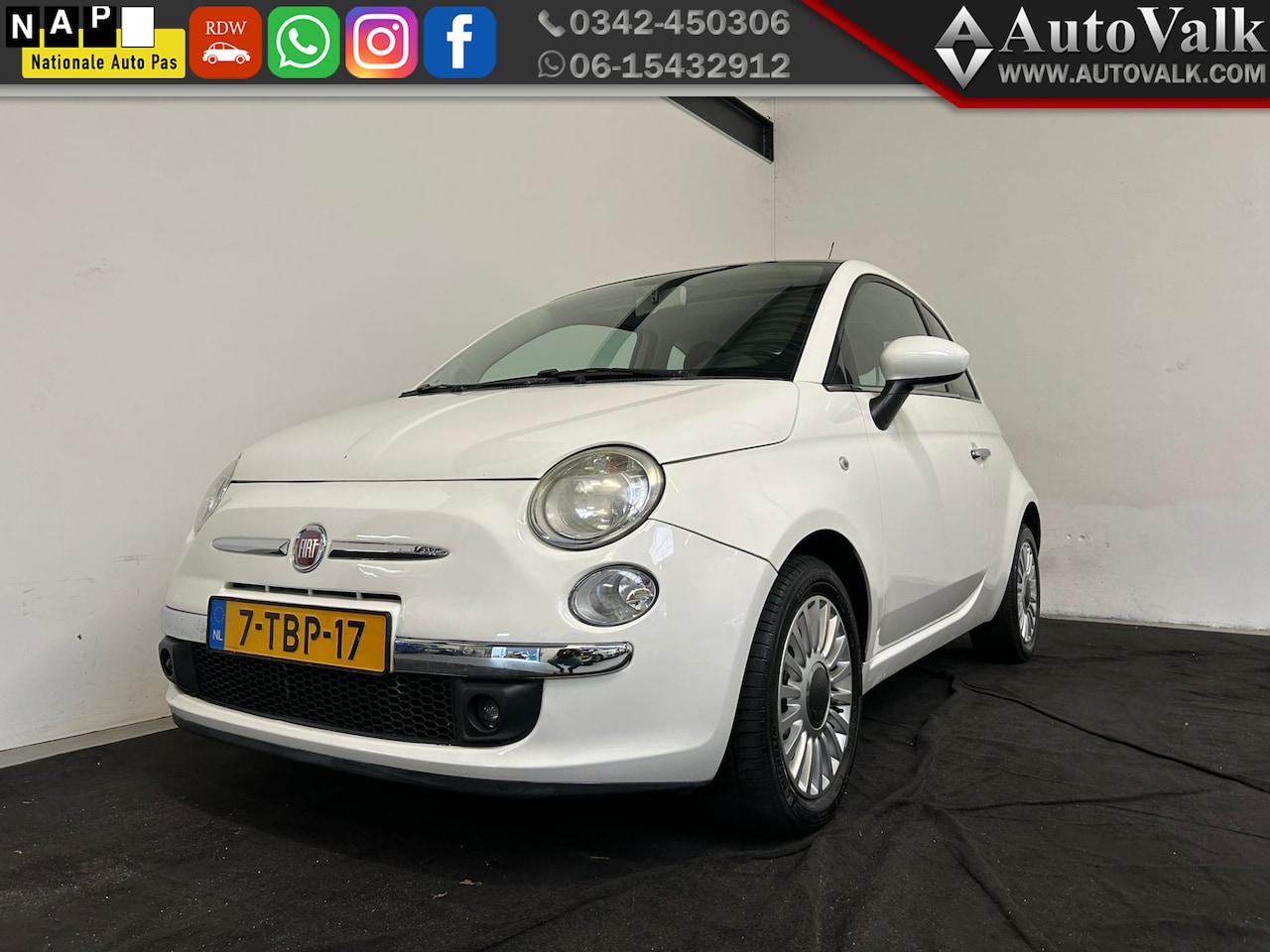 Fiat 500 - 1.2 Lounge Limited Edition. Pano. Elek pakket! - AutoWereld.nl