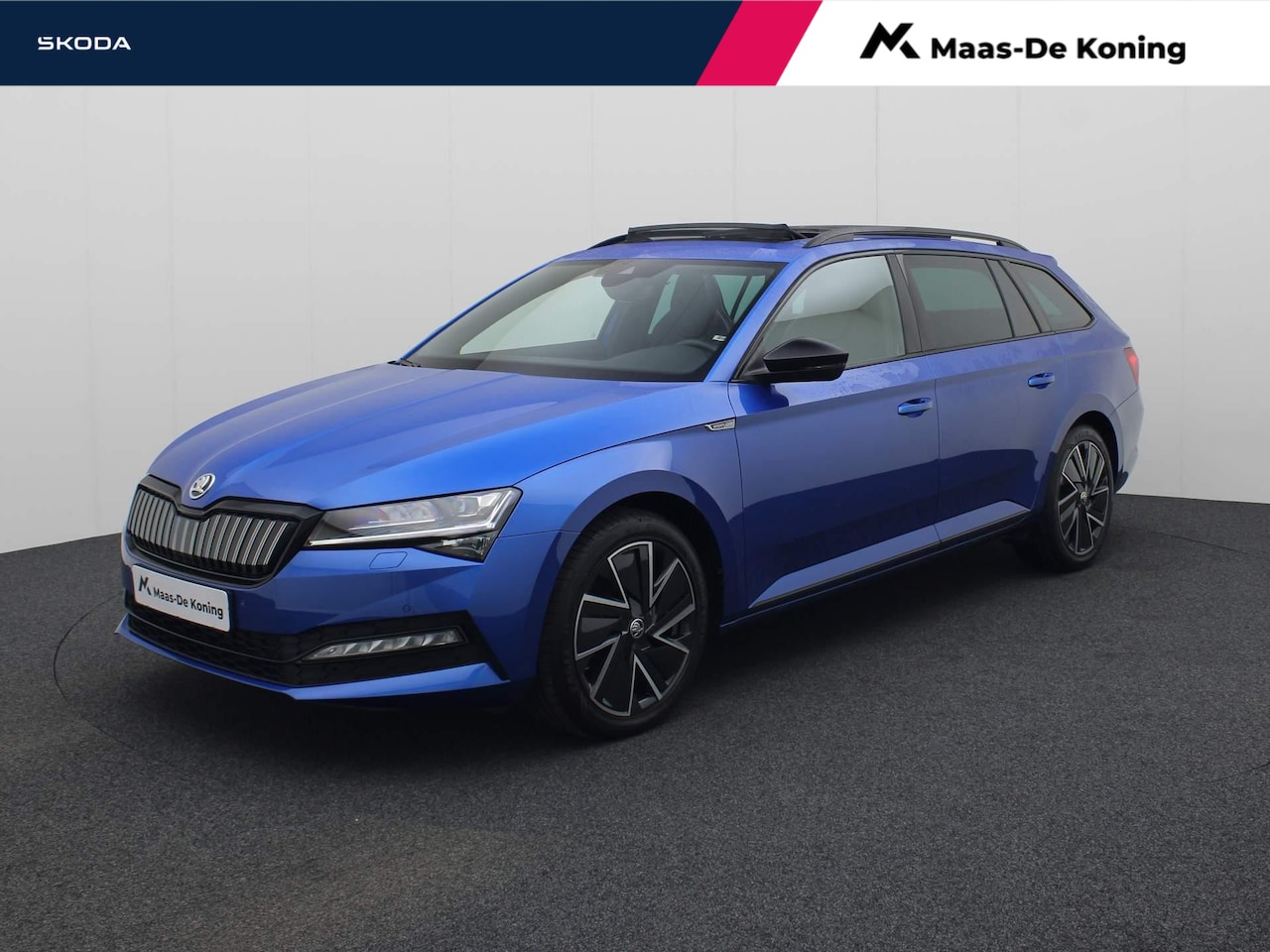 Skoda Superb Combi - 1.4 TSIiV 160kW 218PK plugin hybride Sportline DSG | Panoramadak | Navigatie | Leder/Alcan - AutoWereld.nl