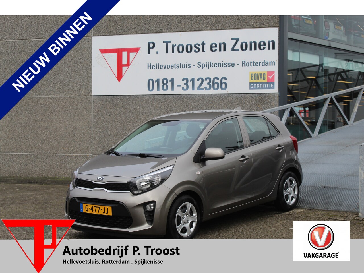 Kia Picanto - 1.0 MPi ComfortPlusLine Navigatie/Camera/Verwarmbare buitenspiegels/Airco - AutoWereld.nl