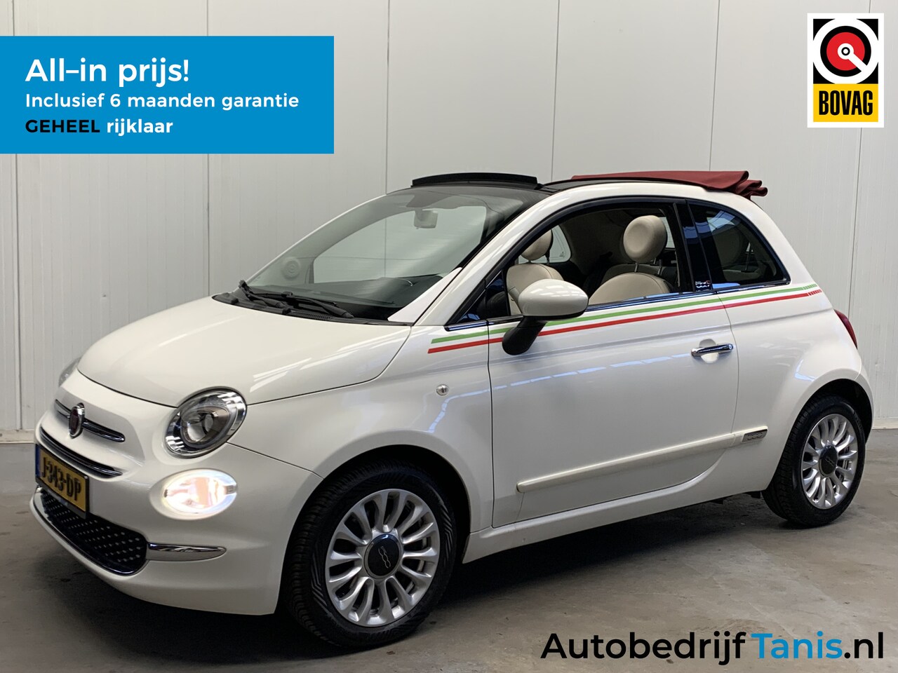 Fiat 500 C - 0.9 TwinAir Lounge AIRCO-LMV-CABRIOLET - AutoWereld.nl