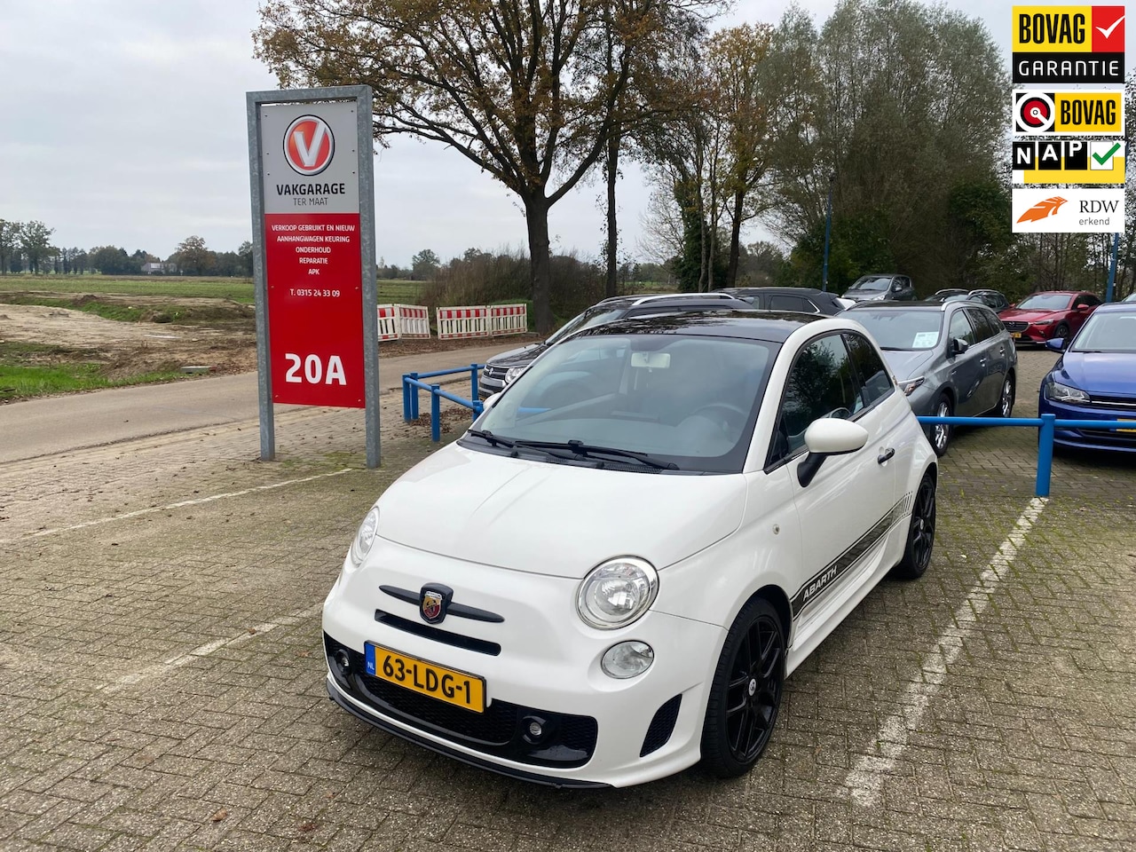 Fiat 500 Abarth - 1.2 Lounge | Abarth look | Origineel Nederlands | NAP - AutoWereld.nl