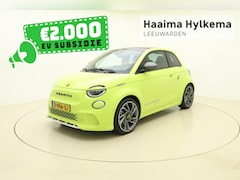 Fiat 500 Abarth - Turismo 42 kWh | Acid Green | Alcantara sportinterieur | Full LED koplampen | Panoramadak