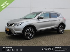 Nissan Qashqai - 1.6 Tekna / Trekhaak (1500 KG) / Panoramadak / Lederen Bekleding / 360* Camera / Navigatie