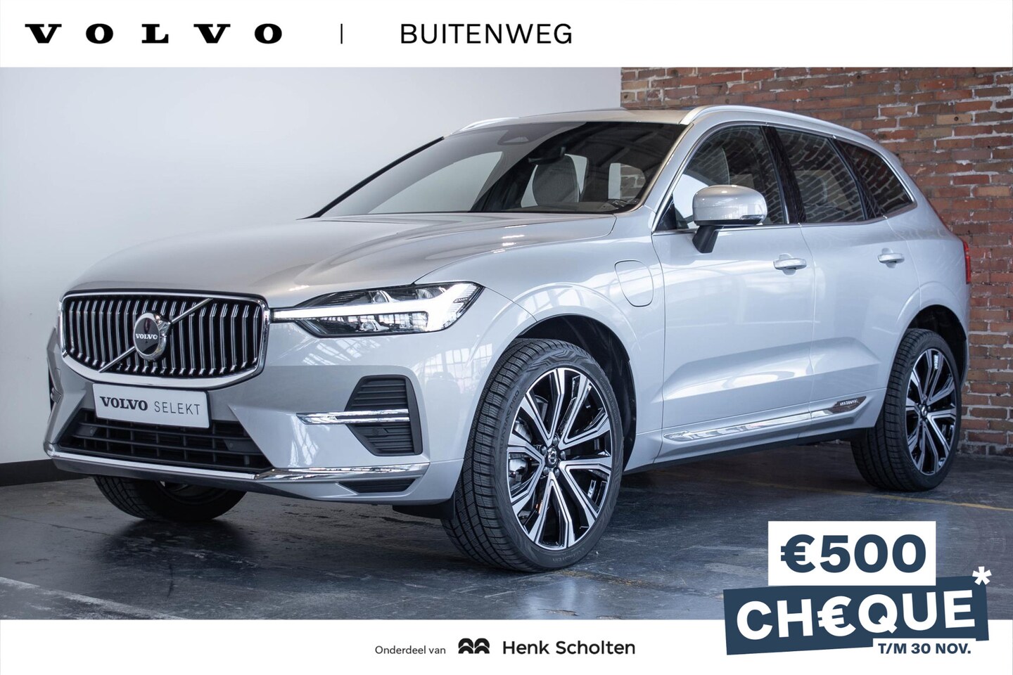 Volvo XC60 - Recharge T6 Automaat AWD Plus Bright | Long Range | Leder interieur | Trekhaak elektrisch - AutoWereld.nl