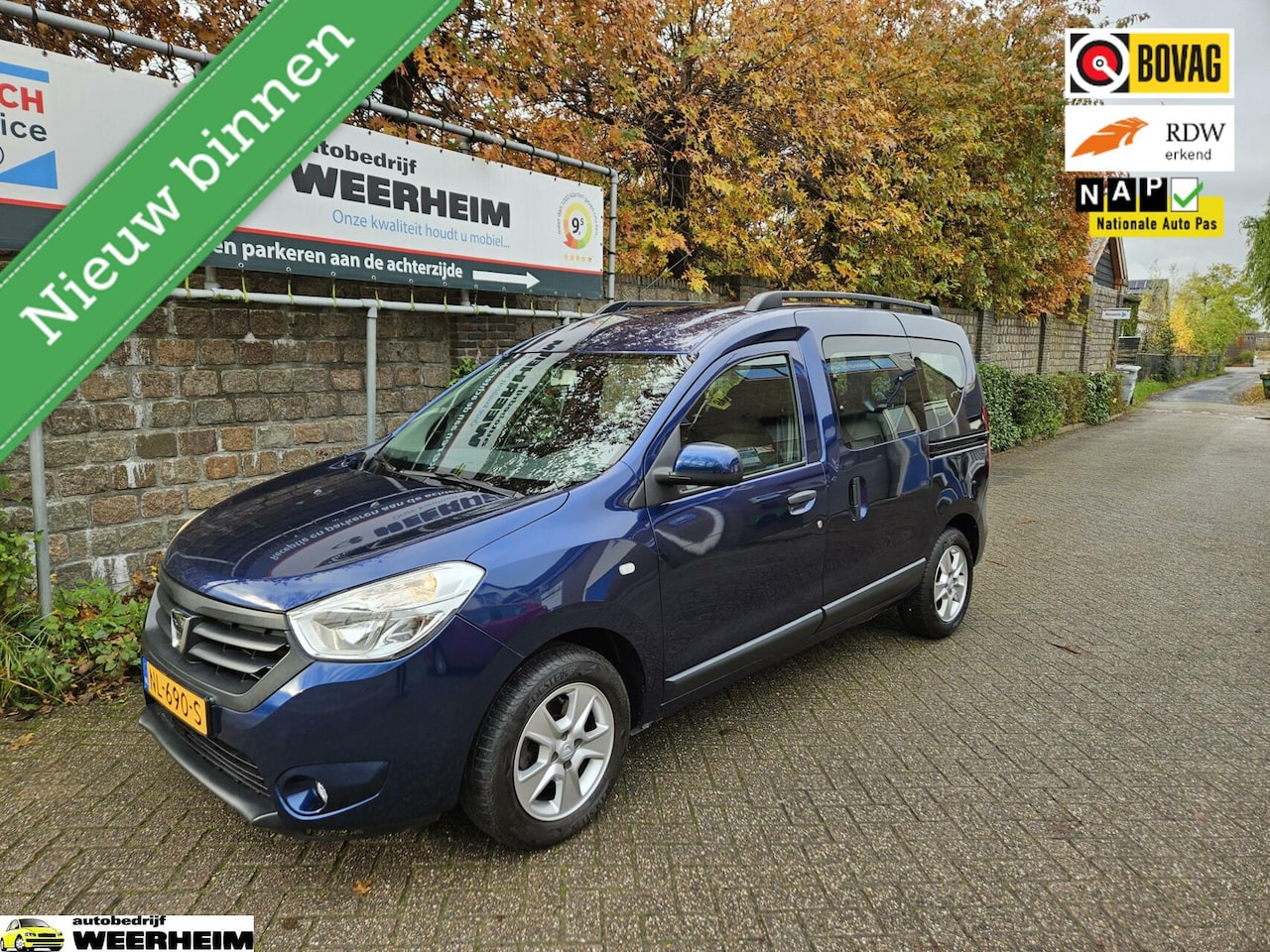 Dacia Dokker - combi 1.2 TCe 5-PERS, ZEER NETJES! LAGE KM ST MET NAP! - AutoWereld.nl