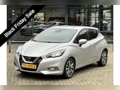 Nissan Micra - 0.9 IG-T N-Connecta/Airco/Cruise/Navigatie/Keyless entry/Led