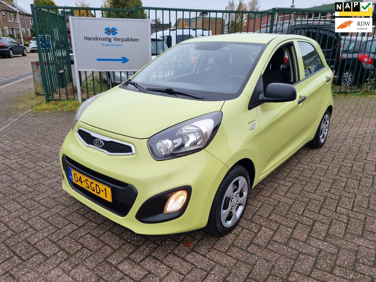 Kia Picanto - 1.0 CVVT Airco 1.0 CVVT Airco, lange apk - AutoWereld.nl