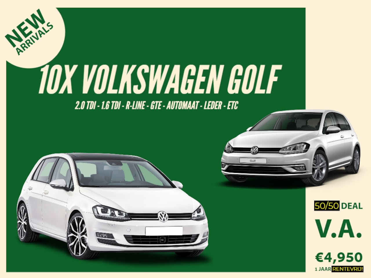 Volkswagen Golf - 10x IN DIVERSE UITVOERINGEN GTi /GTE /Benz / NIEUW IN ONZE VOORRAAD VANAF 7950,- - AutoWereld.nl