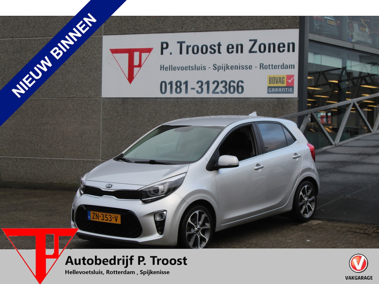 Kia Picanto - 1.0 CVVT Design Edition Camera/Licht metaal/Navigatie/Cruise en climate control/Spiegels i - AutoWereld.nl