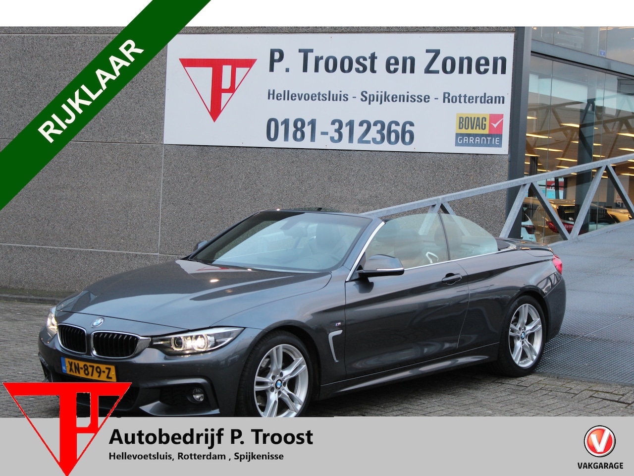 BMW 4-serie Cabrio - 420i Executive Automaat M-Pakket/Navigatie/Achteruitrijcamera/Lederen sportstoelen met geh - AutoWereld.nl