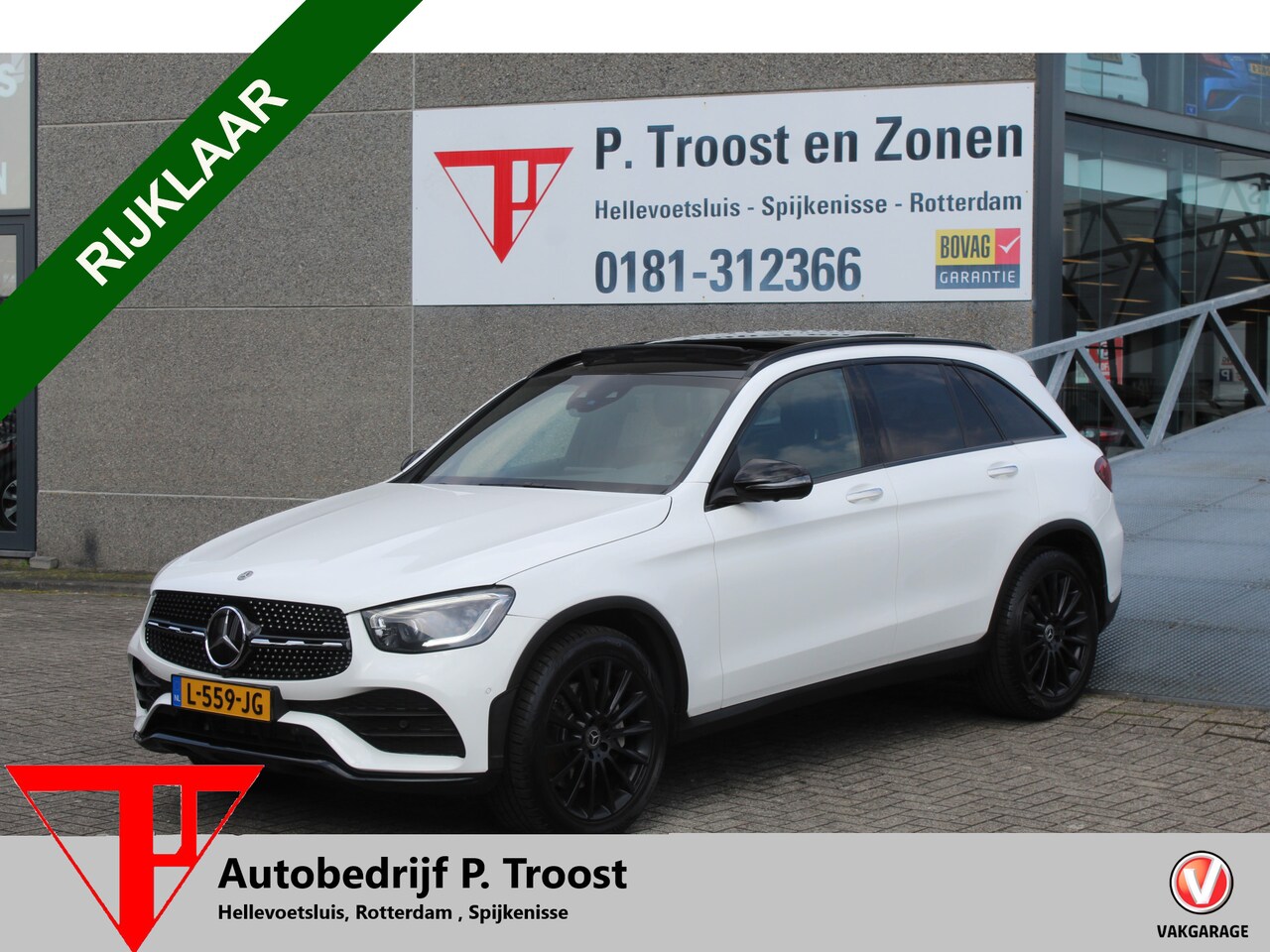 Mercedes-Benz GLC-klasse - 300 4MATIC AMG Facelift Panoramadak/Luchtvering/Navigatie/Cruise controle adaptief/Climate - AutoWereld.nl