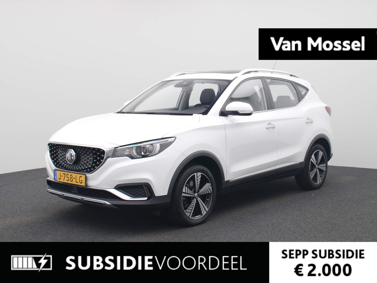 MG ZS - EV Luxury 45 kWh | Leder | Navi | Panoramadak | Camera | Apple CarPlay | Adaptive Cruise C - AutoWereld.nl