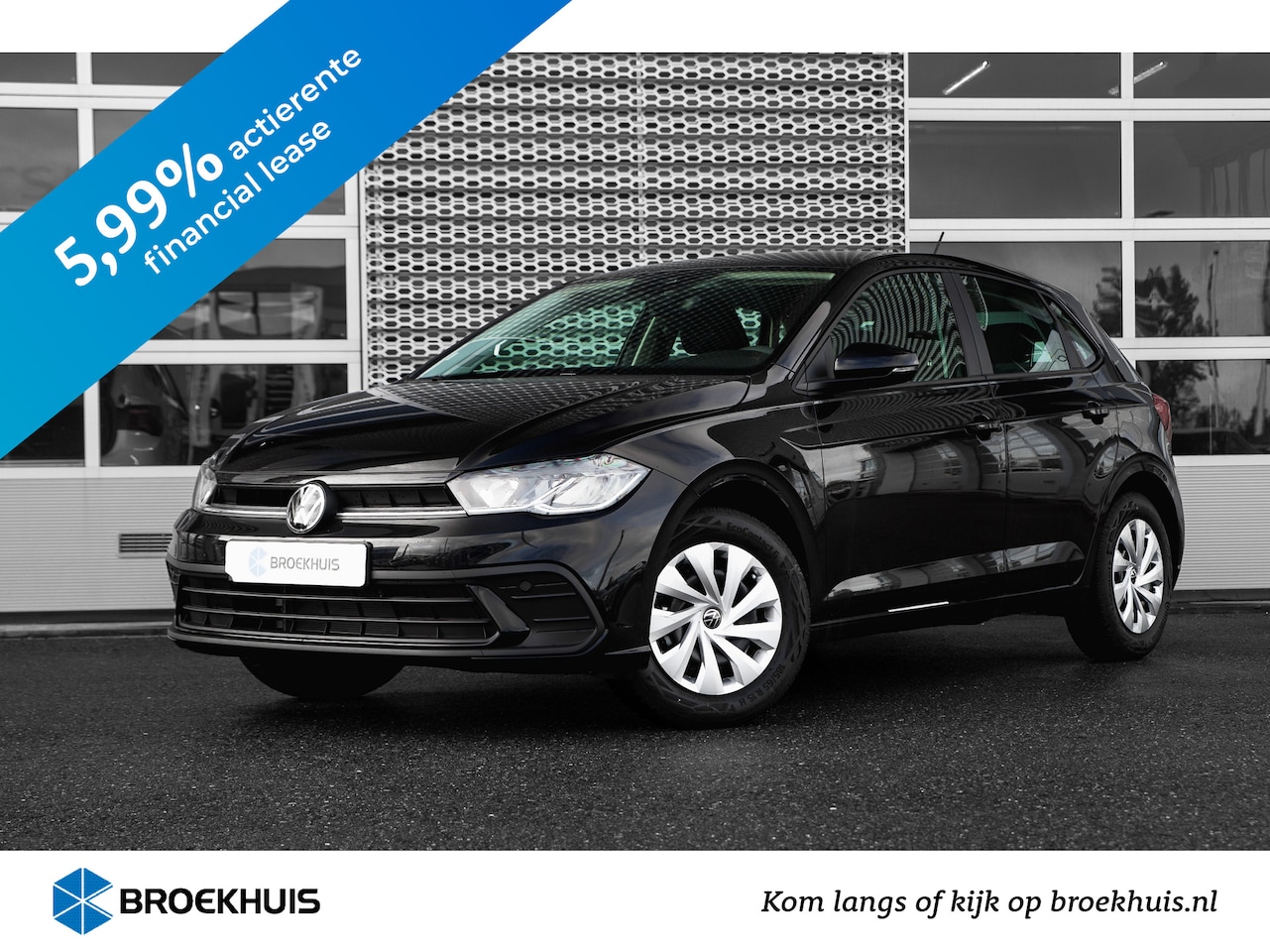 Volkswagen Polo - 1.0 MPI 80 5MT | Achterlichten LED | Afstandscontrolesysteem (Front Assist) | Aircondition - AutoWereld.nl