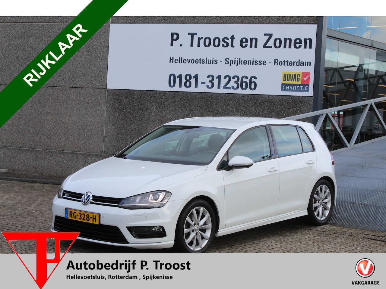 Volkswagen Golf - 1.4 TSI Automaat R-line Apple carplay|Cruise control|Trekhaak|Alarm klasse 3|Parkeerssenso - AutoWereld.nl