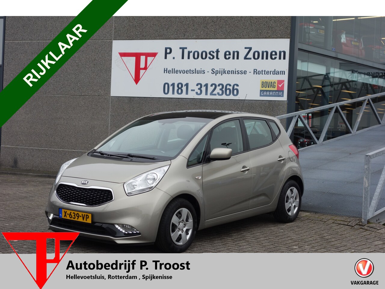 Kia Venga - 1.6 CVVT DynamicLine AUTOMAAT/NAVIGATIE/CLIMA-AIRCO/PARKEERCAMERA/BLEUTOOTH/ELEC, PANORAMA - AutoWereld.nl