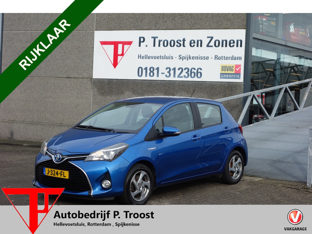 Toyota Yaris - 1.5 Hybrid Lease AUTOMAAT/NAVIGATIE/CLIMA-AIRCO/BLEUTOOTH/L.M. VELGEN/CRUISE CONTROL/PARKE - AutoWereld.nl