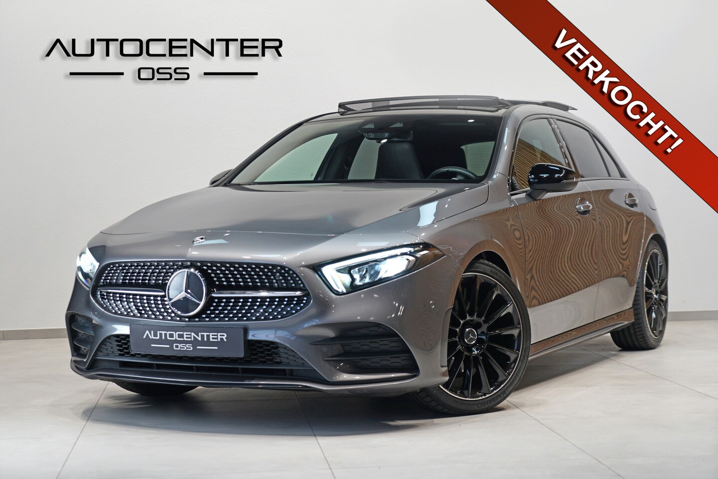 Mercedes-Benz A-klasse - 200 AMG ✅ 19" ✅ PANO ✅ SFEER ✅ NIGHT ✅ SOUND ✅ MBUX ✅ CAMERA ✅ NAVI - AutoWereld.nl