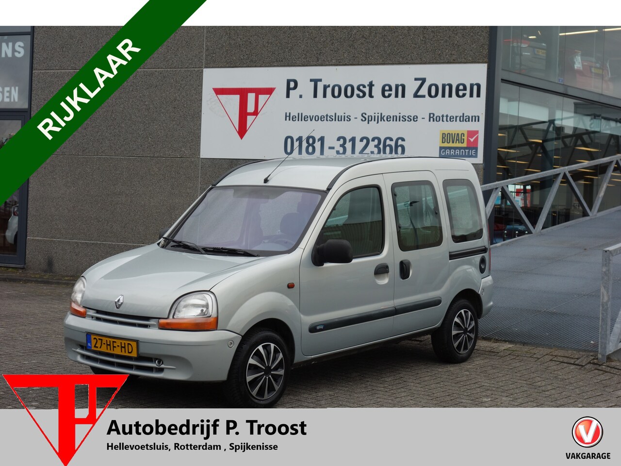 Renault Kangoo - 1.4 Expression ROLSTOELVERVOER/AIRCO/RADIO/CENTR DEURVERGERENDELING/ELEC,RAMEN - AutoWereld.nl