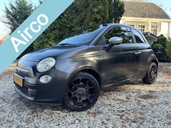 Fiat 500 - 0.9 TwinAir Blackjack / Leder / Airco / Mat Zwart