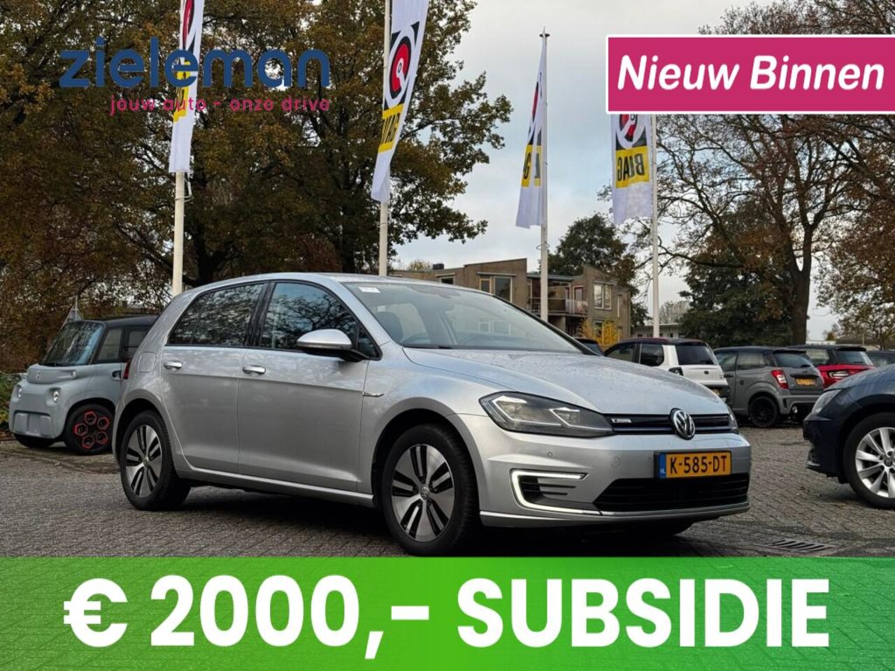 Volkswagen e-Golf - E-DITION - Navi, Clima (12.345 NA SUBSIDIE) - AutoWereld.nl